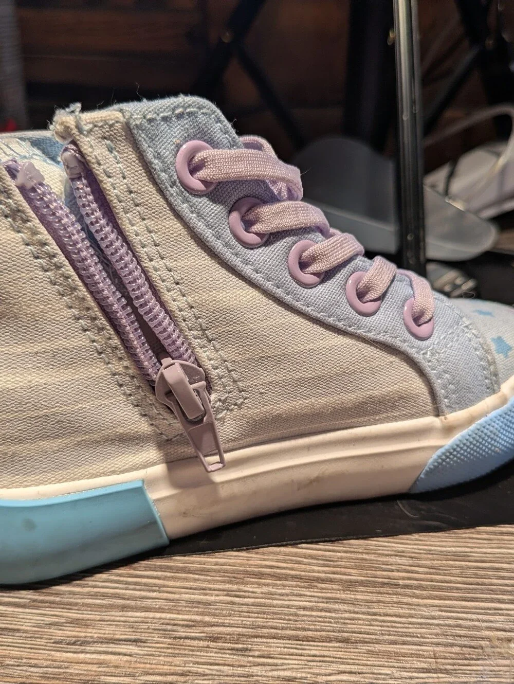 Bluey And Bingo Ground Up High Tops Sneakers Toddler Size 8